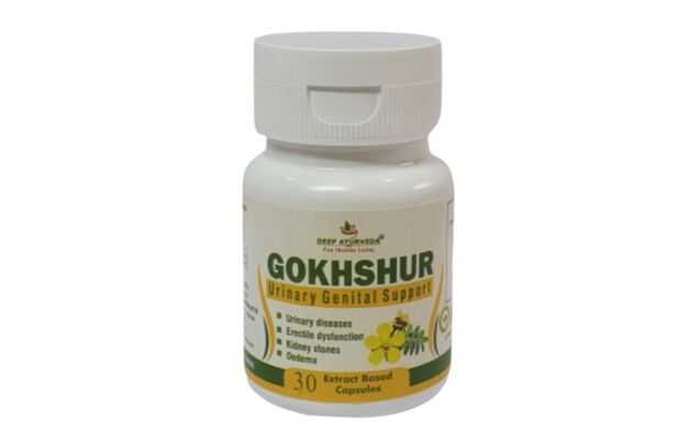 Deep Ayurveda Gokhshur Capsule Uses Price Dosage Side Effects