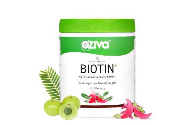OZiva Plant Based Biotin Powder