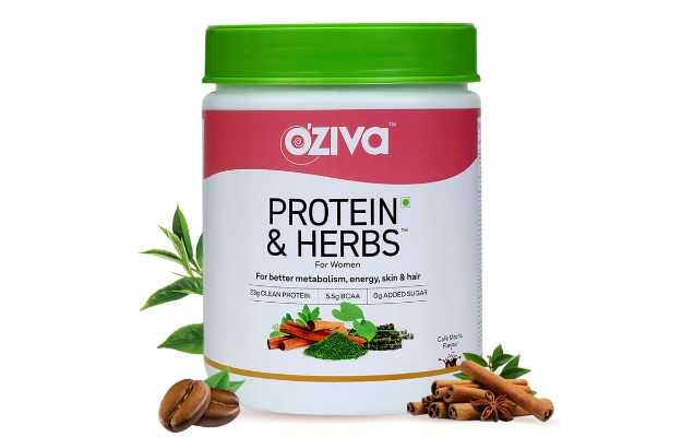 O Ziva Protein & Herbs Powder For Women Cafe Mocha