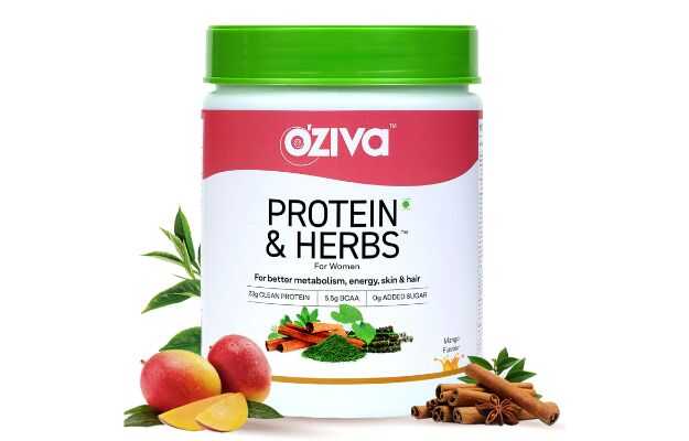 O Ziva Protein & Herbs Powder For Women Mango