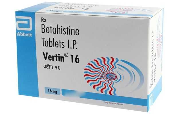 Vertin 16 Tablet