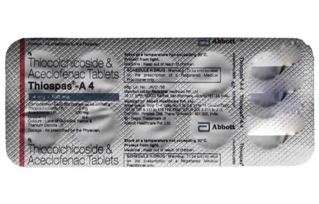 Thiospas A 4 Tablet Uses Price Dosage Side Effects Substitute Buy Online