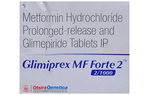 Glimiprex MF Forte 2/1000 Tablet PR