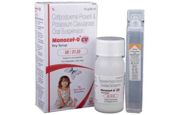 Monocef O CV 50/31.25 Dry Syrup 30ml