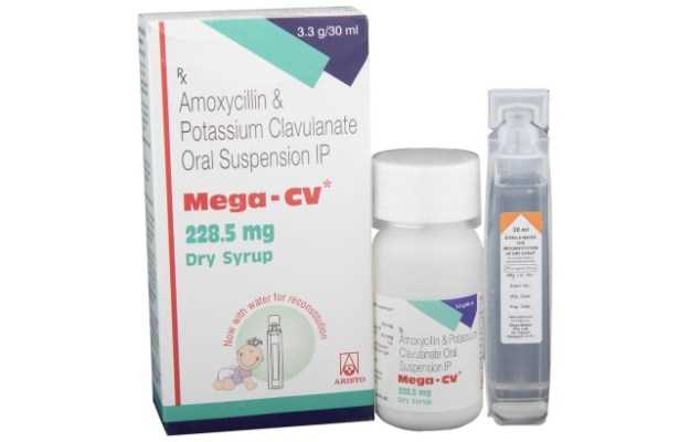 Mega-CV 228.5 mg Dry Syrup