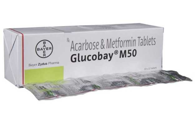 Glucobay M 50 Tablet