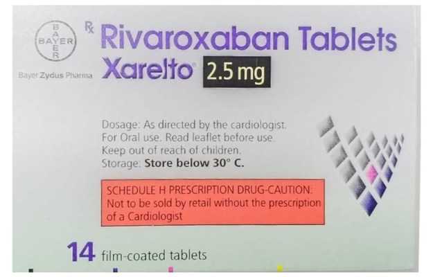 Xarelto 2.5 Mg Tablet (14)