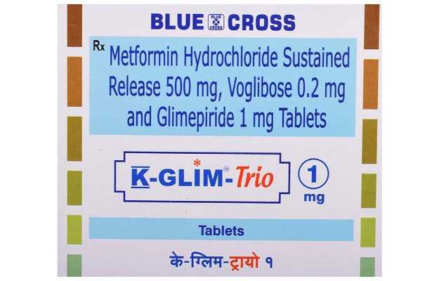 K Glim Trio 1 Mg Tablet (10)
