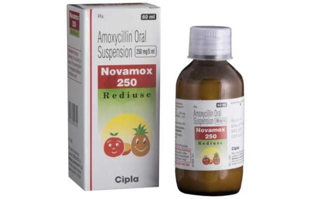 Novamox 250 Rediuse Oral Suspension 60ml