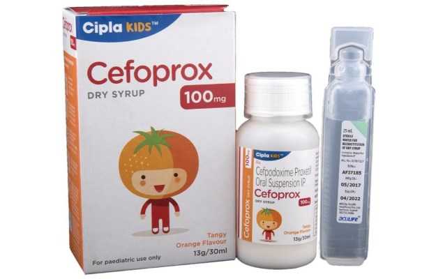 Cefoprox 100 Mg Dry Syrup