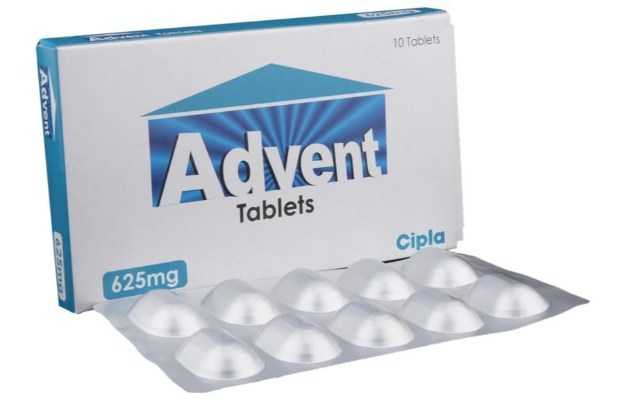 Advent 625 Mg Tablet (10)