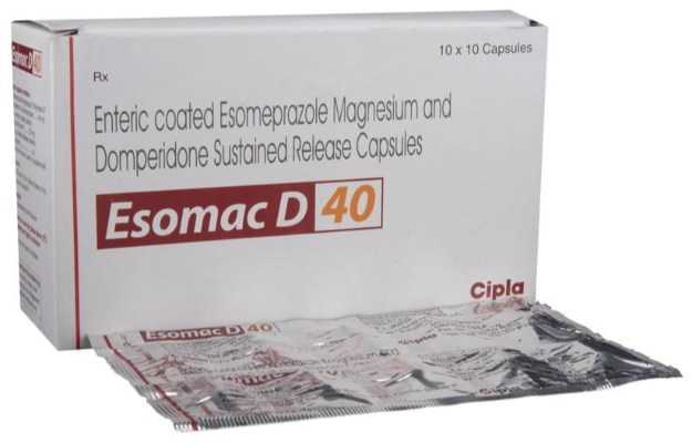 Esoz D 40 Capsule SR: View Uses, Side Effects, Price and Substitutes