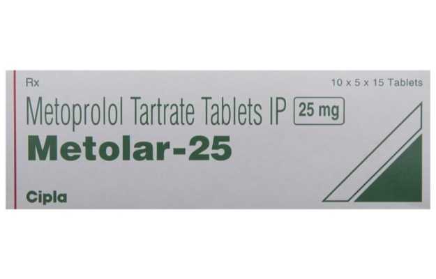 Metolar 25 Mg Tablet