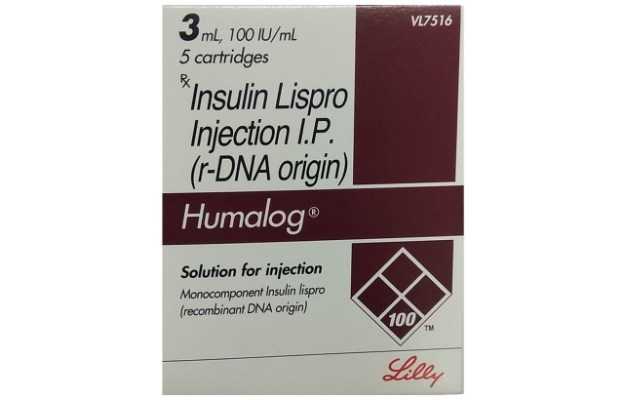 Humalog 100 IU/ml Solution for Injection
