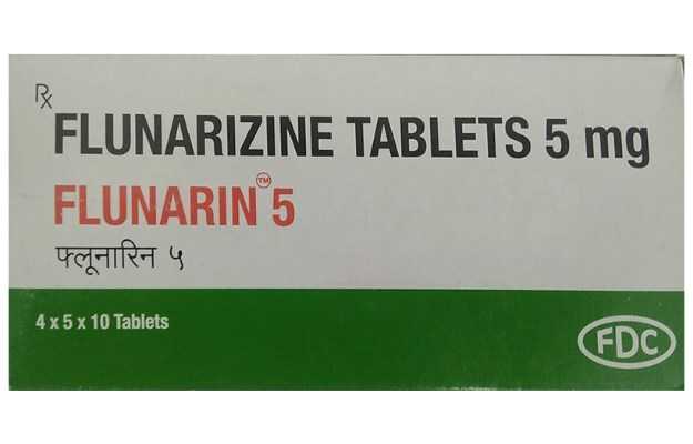 Flunarin 5 Mg Tablet