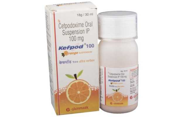 Kefpod 100 Mg Suspension Orange