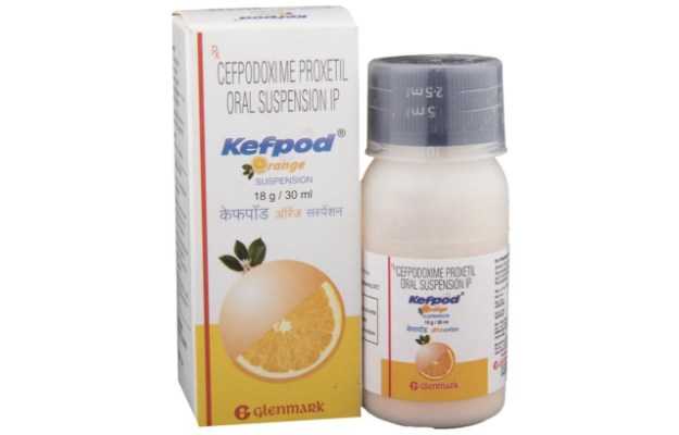 Kefpod 50 Mg Suspension Orange