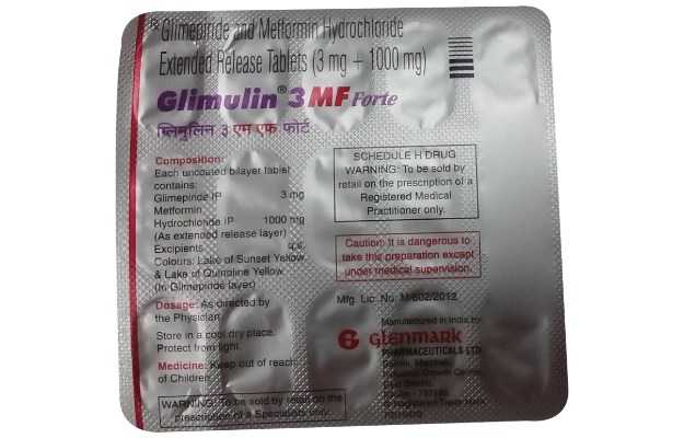 Glimulin 3 MF Forte Tablet