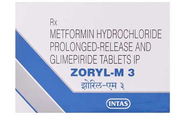 Zoryl M 3/500 Tablet PR (10)