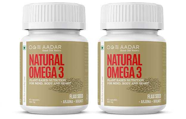 Aadar Natural Omega 3 Capsule (120)