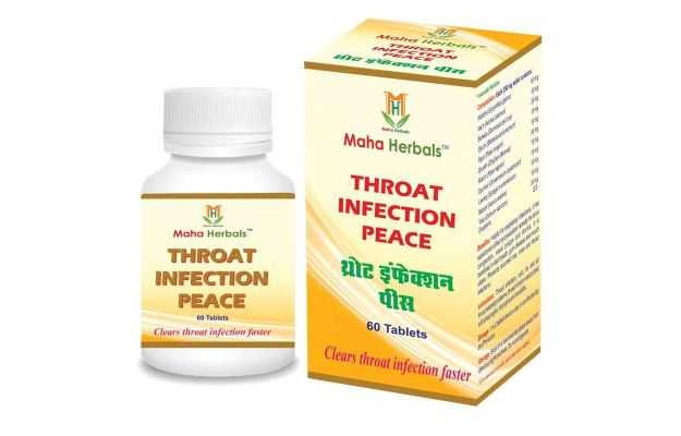Maha Herbals Throat Infection Peace Tablet