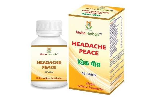 Maha Herbals Headache Peace Tablet