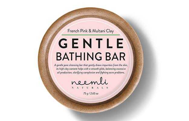 Neemli Naturals French Pink & Multani Clay Gentle Bathing Bar