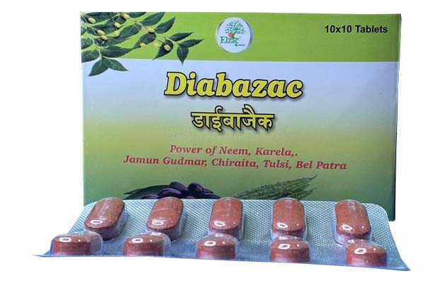 Elzac Herbals Diabazac Tablets