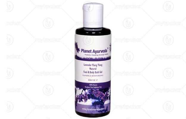 Planet Ayurveda Lavender Natural Face And Body Bath Gel