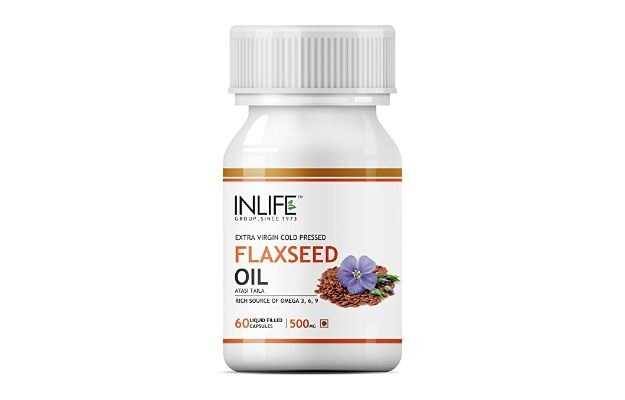  Inlife Flaxseed Oil Capsule 500 mg