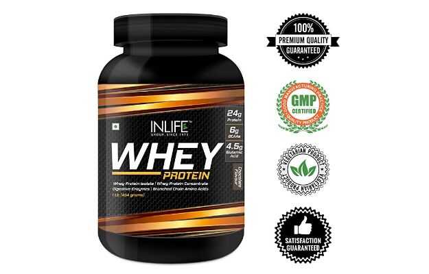 Inlife Whey Protein Powder (Chocolate Flavor) 1 Kg