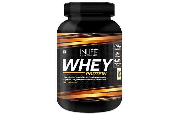 Inlife Whey Protein Powder (Vanilla Flavor) 1 Kg