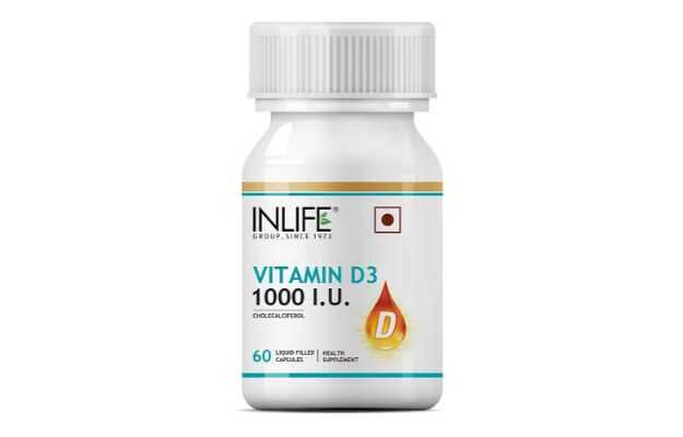 Inlife Vitamin D3 1000IU Capsule