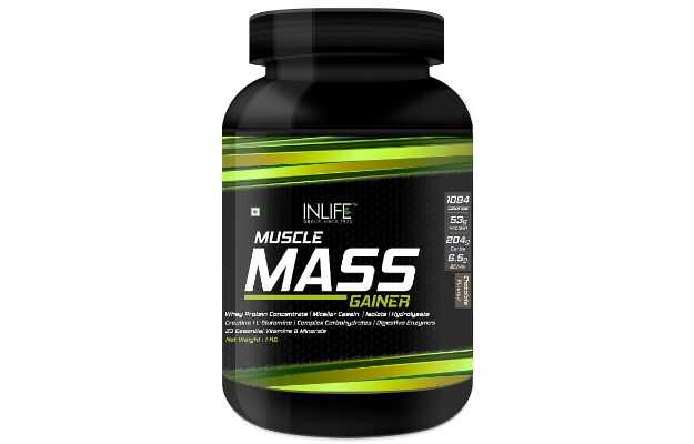 InLife Muscle Mass Gainer Powder 1 Kg (Chocolate Flavor)