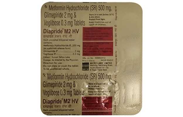Diapride M2 HV  Tablet SR (15)