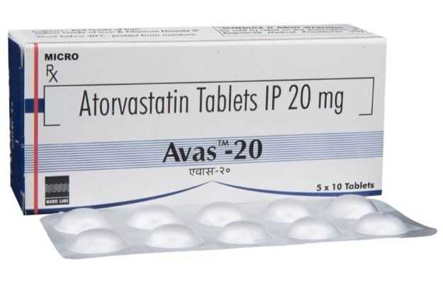 Avas 20 Mg Tablet (10)