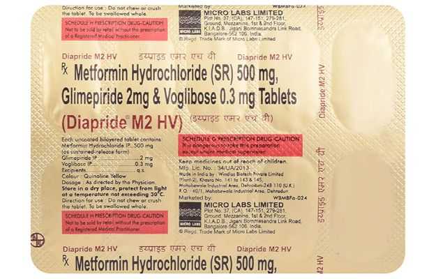 Diapride M2 HV Tablet SR (10)