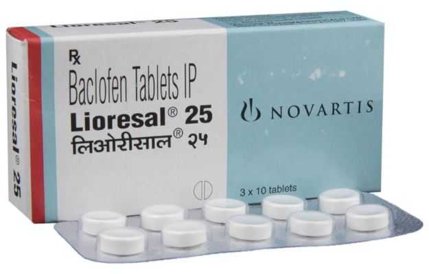 Lioresal 25 Mg Tablet