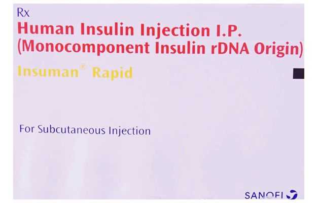 Insuman Rapid 100 Solution for Injection