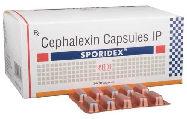 Sporidex 500 Capsule (10)