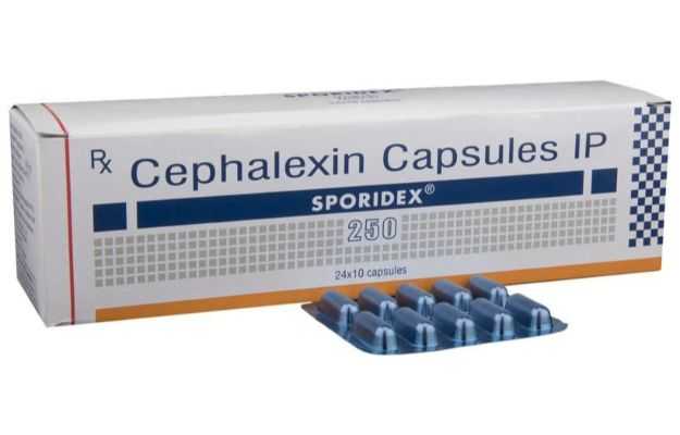 Sporidex 250 Capsule (10)