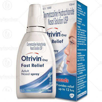 Otrivin Oxy Fast Relief Adult Nasal Spray