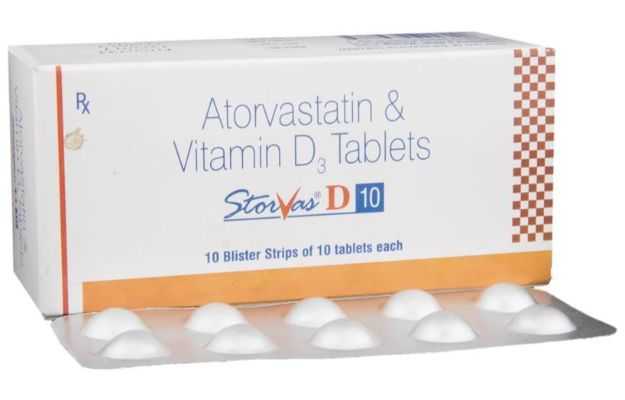 Storvas D 10 Mg Tablet