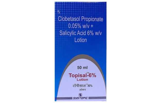 Topisal 6% Lotion 50ml: Uses, Price, Dosage, Side Effects, Substitute, Buy  Online