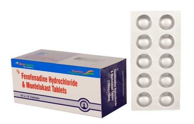 StayHappi Montelukast 10 Mg + Fexofenadine 120 Mg Tablet