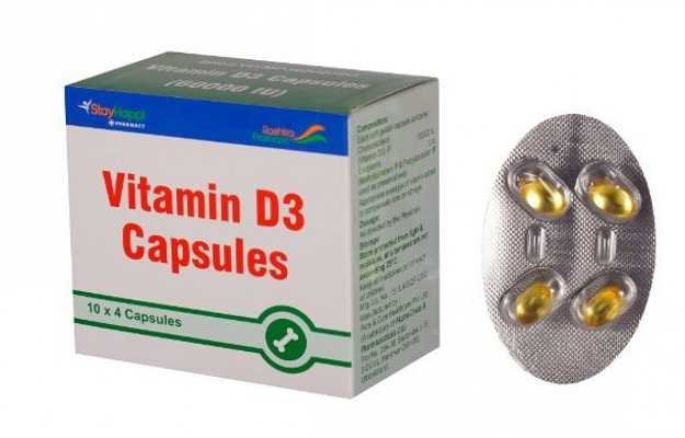 StayHappi Vitamin D3 60000 IU Capsule
