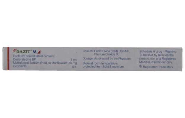 Dazit M: Uses, Price, Dosage, Side Effects, Substitute, Buy Online