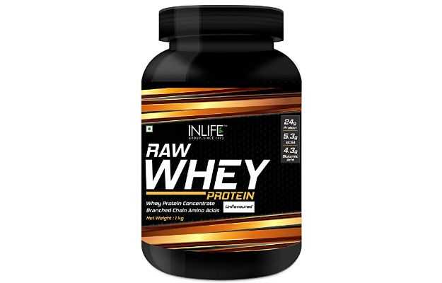 Inlife Raw Whey Protein Powder 1 Kg (Unflavored)