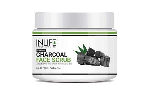 Inlife Activated Charcoal Face Scrub