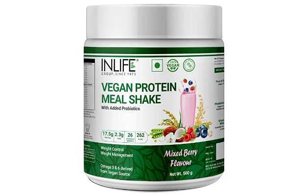 Inlife Vegan Plant Protein Powder (MIxed Berry Flavor)